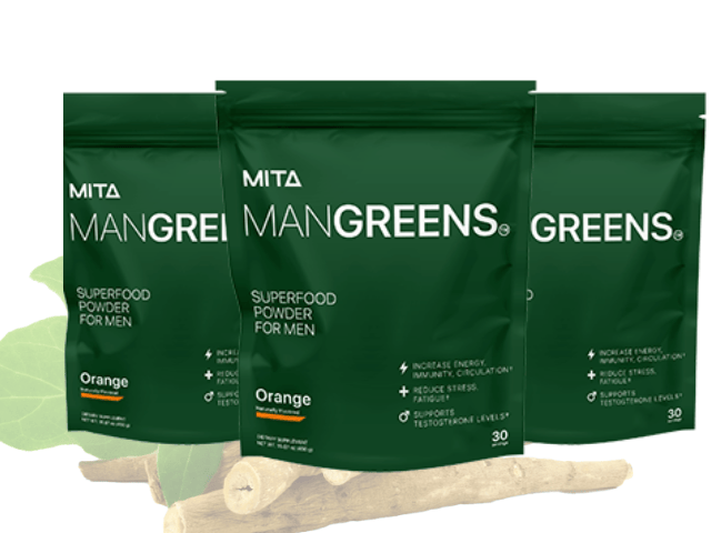 ManGreens™ – Natural Daily Support for Male Energy, Vitality & Hormone Balance